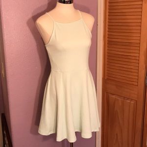 Sea foam green dress
